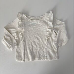 EUC - Cat & Jack Ruffle Top